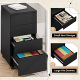 4 Drawers Roll Wardrobe Office Wardrobe under Desk Home & Office White 33X3