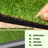 0.8 Inch Artificial Grass, 4X6 Feet Realistic Turf, Indoor and Outdoor Artificial Grass Carpets, Landscape Fake Grass Carpets