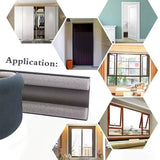 1Pc Door Sealing Strip, Door Bottom Seal Strip, Soundproof Door and Window Gapwindshield Strip, Heat Preservation and Dustproof