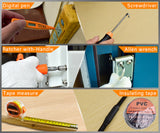 11 Piece Rubber Handle Woodworking Chisel Tool Set