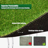 0.8 Inch Artificial Grass, 4X6 Feet Realistic Turf, Indoor and Outdoor Artificial Grass Carpets, Landscape Fake Grass Carpets