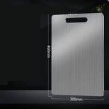 Thickened Stainless Steel Cutting Board Antibacterial Mildew-Proof Kitchen Fruit Vegetable Cutting Board Kneading Dough Board
