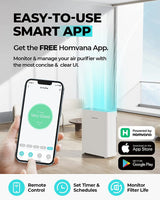 Air Purifiers for Home H2111S, Smart App Control, H13 True HEPA Air Purifier