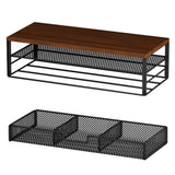 2-Tier Computer Monitor Stand Riser with Drawer Office Organizer Desk Monitor Riser Office Desk Accessories for Office Supplies