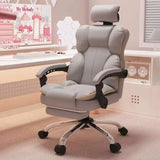 Aesthetic Low Price Kawaii Office Chair Back Cushion White Luxury Girls Gaming Chair Office Furniture