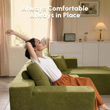 L-Shaped Sectional Couches for Living Rooms: Comfortable Chaise and Deep Seating, Ready to Use Modular Sofas