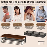 2-Tier Computer Monitor Stand Riser with Drawer Office Organizer Desk Monitor Riser Office Desk Accessories for Office Supplies