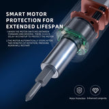 Mini Electric Screwdriver Set, Electric Precision Screwdriver Small Electric Screwdriver Set, Rechargeable Battery, 2 Torque Set